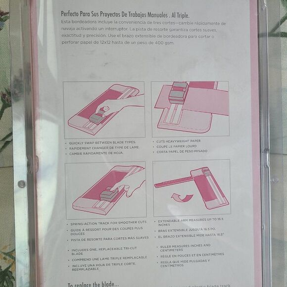 American Crafts 12-Inch Portable Combo Trimmer for Paper Crafts Scrapbooking NWT - Picture 14 of 16